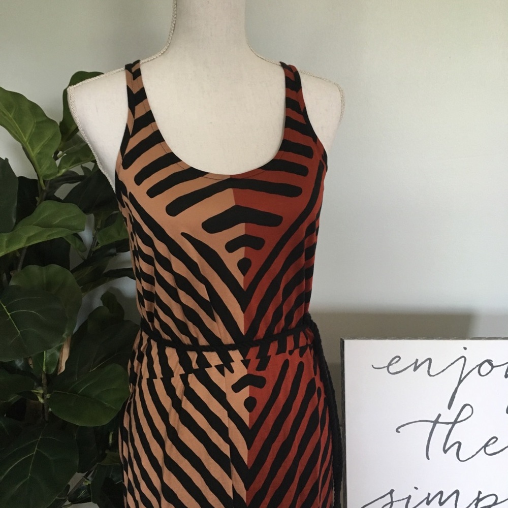 LOFT Colorblock Maxi Dress - Picture 2 of 8